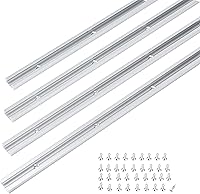 Vista 7 de T-Track Abrazaderas de sujeción, 6-3/8 pulgadas de largo x 1-1/4 pulgadas de ancho - carpintería y abrazaderas - anodizado con chorro de arena fina