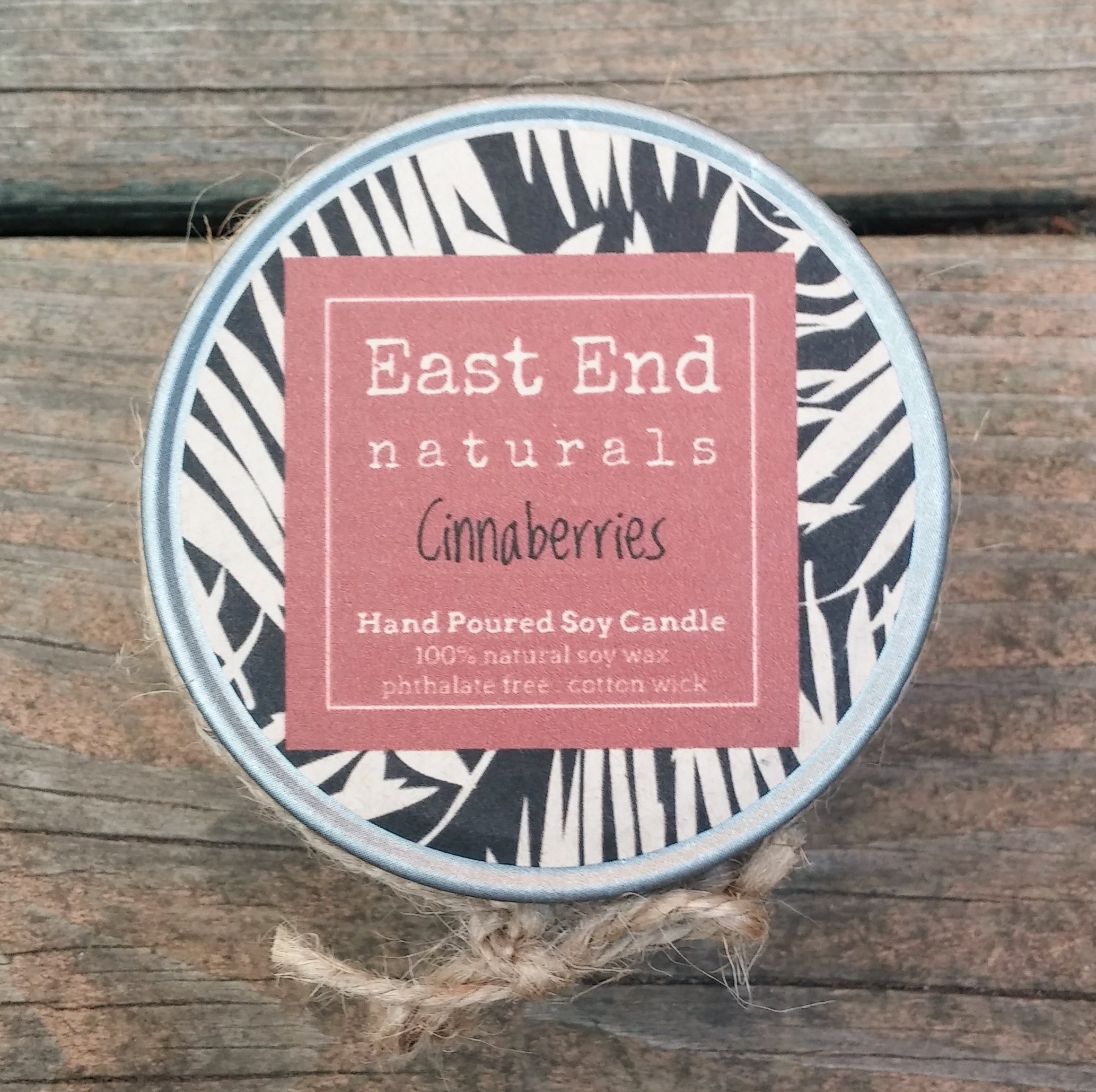 Cinnaberries Scented Soy Candle (4 oz.)