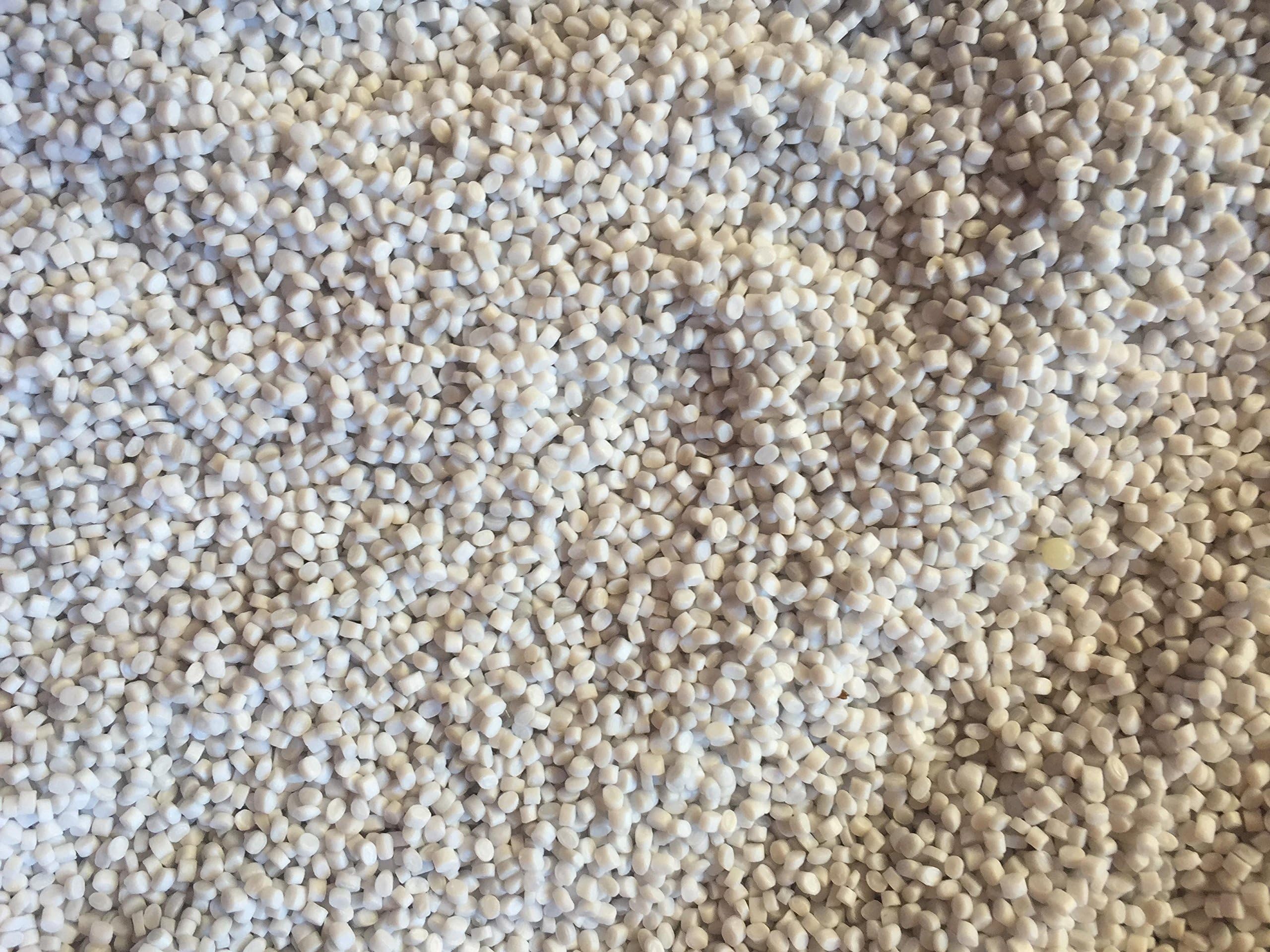 10 lbs Plastic Poly Resin Pellets for Cornhole Bags, Weighted Bankets, Vests and Lap Pads, Stuffed Toys, Dolls, Animals and Crafts