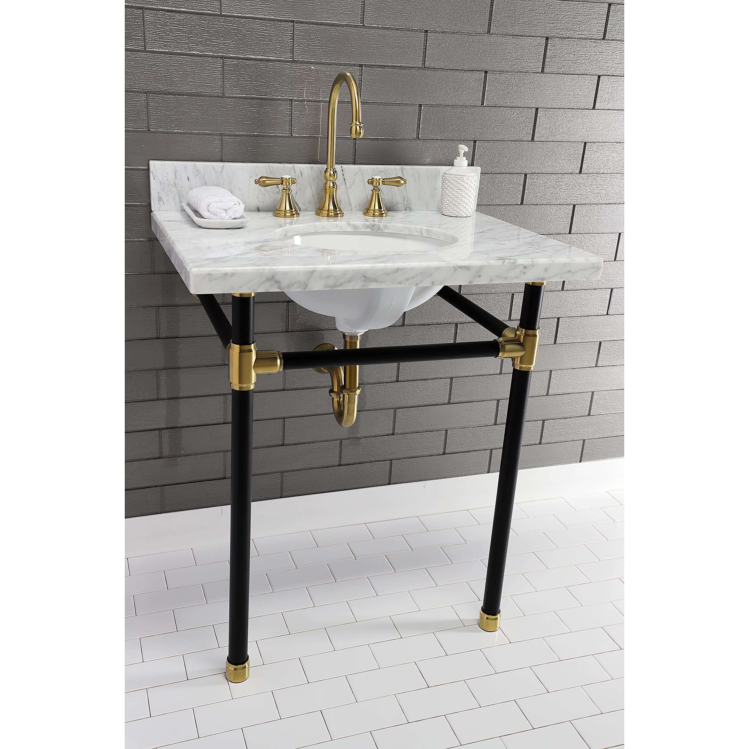 Kingston Brass CC2187 - Trampa decorativa (latón satinado, 3,17 cm)