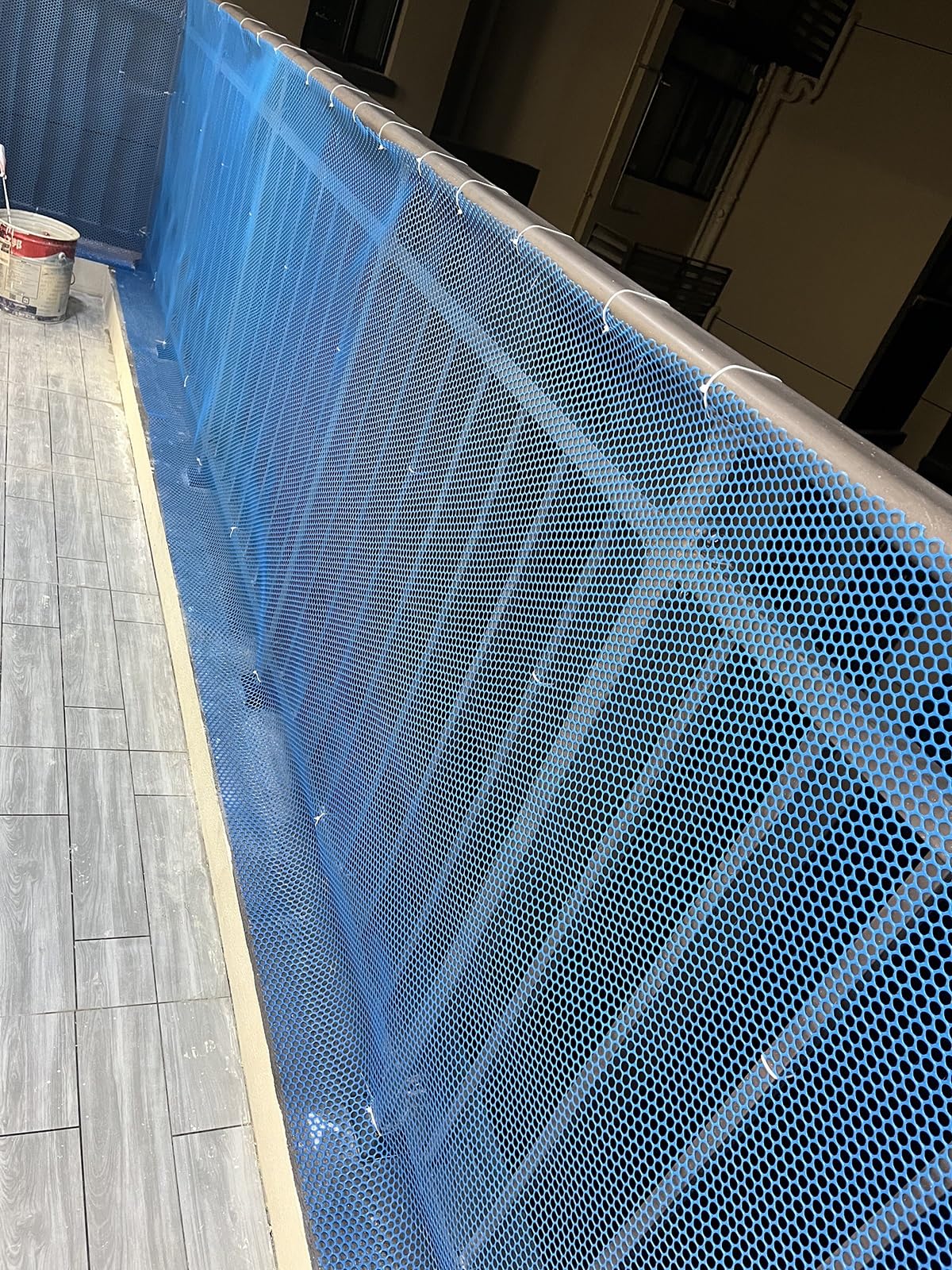 Siatka ogrodzeniowa o dużej wytrzymałości 150 cm x 50 m – tymczasowe ogrodzenie zewnętrzne do ogrodu przydomowego i siatki bezpieczeństwa dla zwierząt domowych"