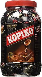 Kopiko Coffee Candy – Bold-Tasty Hard Candy from Indonesia with Real Coffee Extract – A Satisfying Boost for On-the-Go Energy (28.2oz Jar)