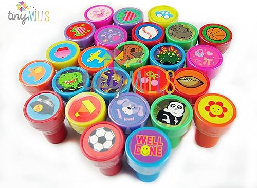 Miniatura 2 de 50Unidades Sellos Varios para Niños Regalos para Cumpleaños