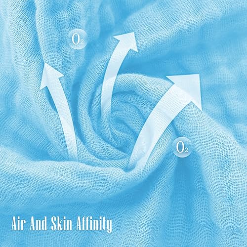 Vista 113 de Cute Castle Paquete de 12 paños de muselina para bebé, 100% algodón, ultra absorbentes, grandes, 20 x 10 pulgadas, trapos súper absorbentes