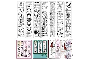 GLOBLELAND Clear Vintage Silicone Stamps for Crafting