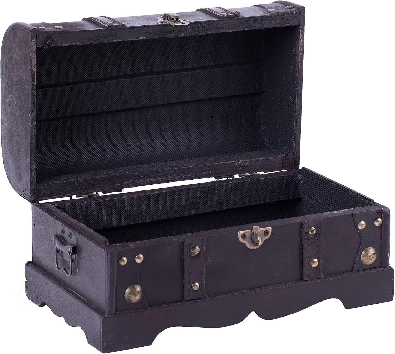 Vintiquewise(TM) Small Pirate Style Wooden Treasure Chest : Home & Kitchen