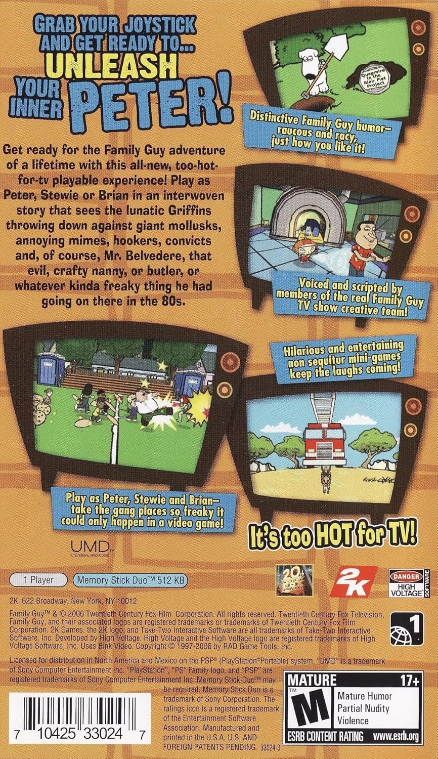 Family Guy - Sony PSP (Renewed)