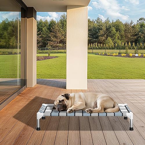 Miniatura 6 de Cama elevada para perros al aire libre, cama elevada para perros al aire libre, cama elevada para mascotas, cuna para una vida de sabor mediano de
