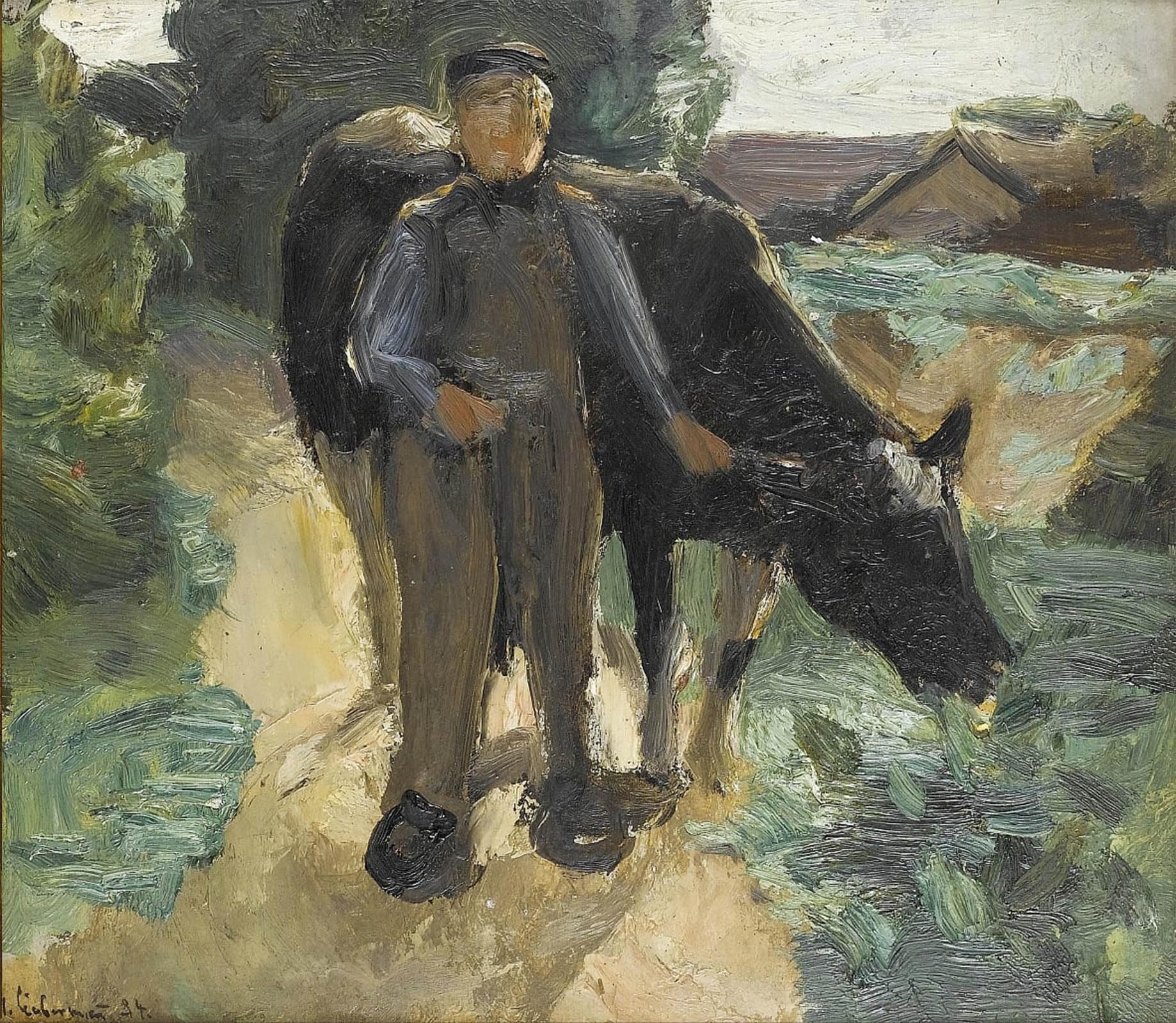 Cuadro decorativo de Max Liebermann, lienzo artístico vertical de 60x90cm 5