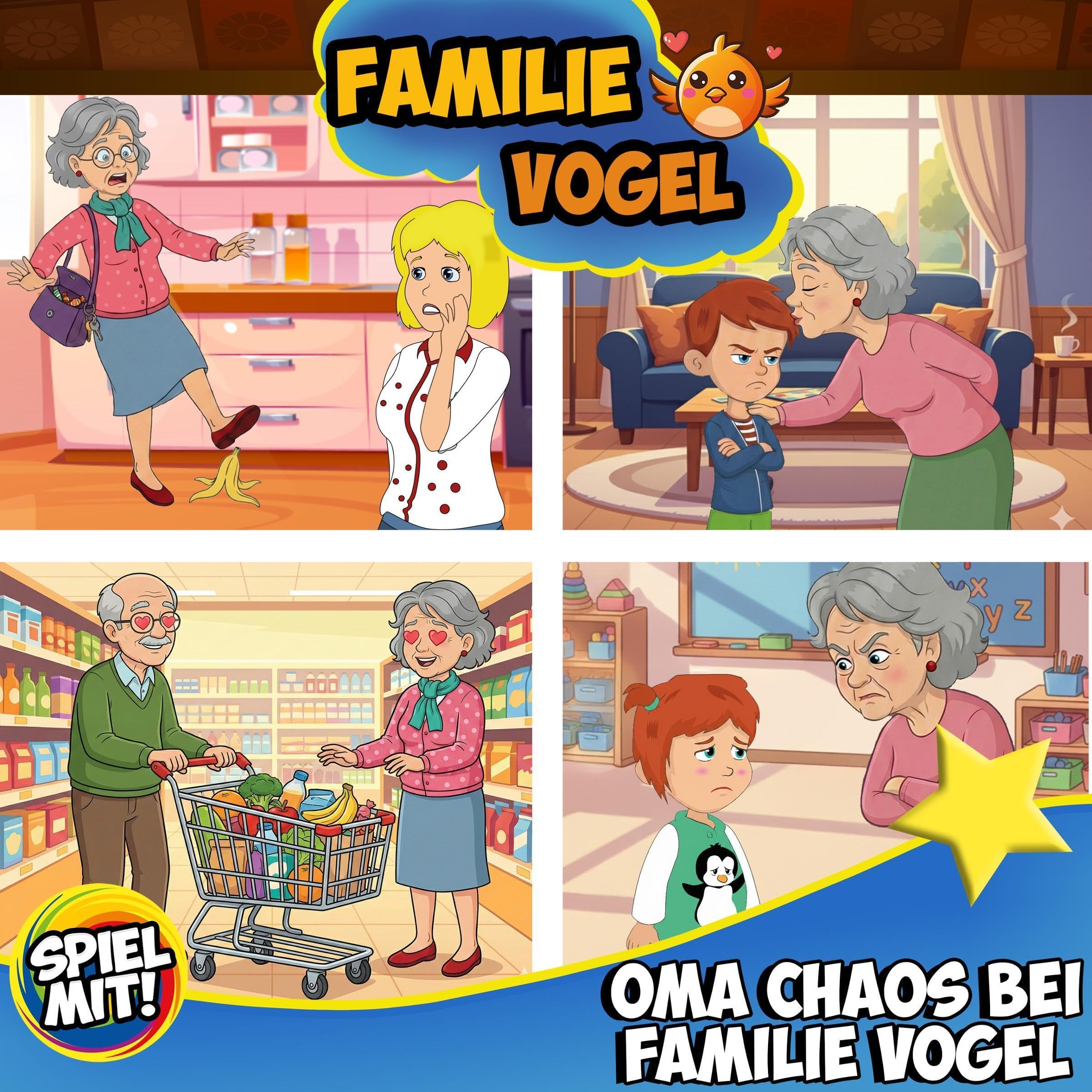 Cover art for Oma Chaos bei Familie Vogel