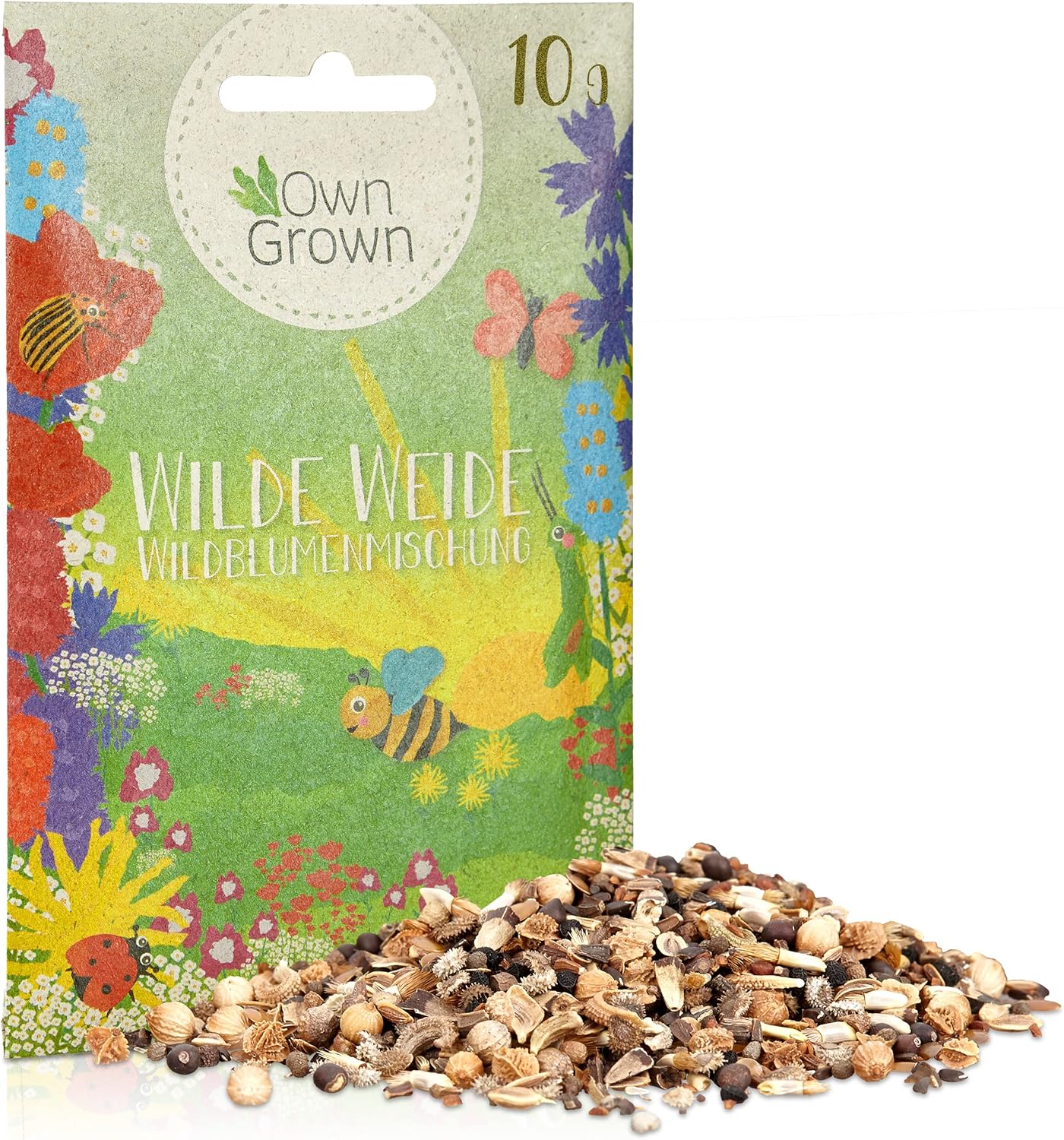 Wilde Weide 10g Premium Wildblumensamen Mischung mehrjährig und