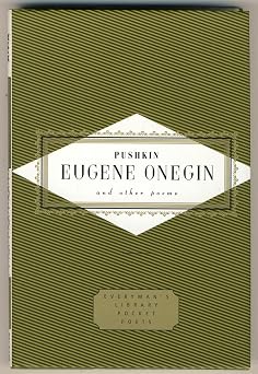 Pushkin Eugene Onegin And Other Poems Everymans Library POCKET POETS