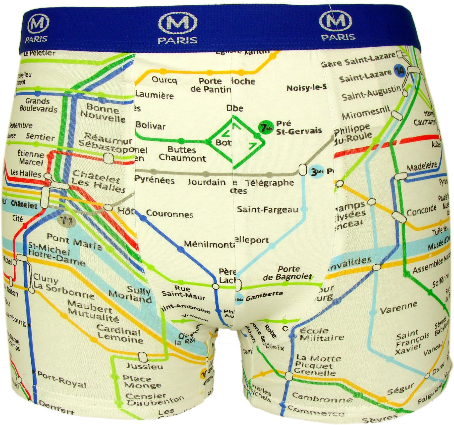 Official Paris Metro Boxer Briefs - White (S)