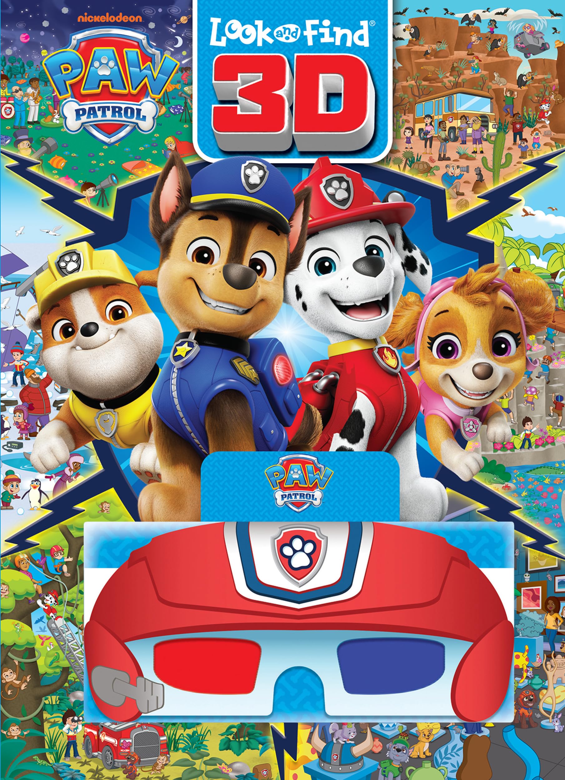 Nickelodeon PAW Patrol: Look and Find 3D by PI Kids (Hardback Book)