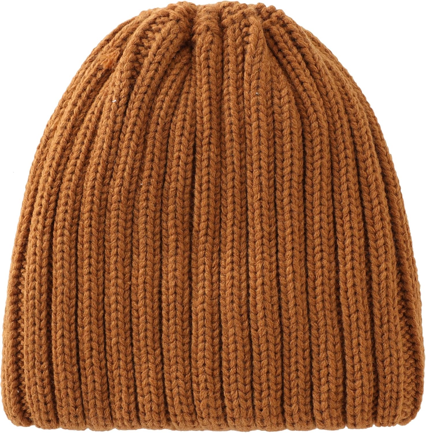 Connectyle Women's Rib Knit Cuffed Beanie Hat Stretch Acrylic Winter Hat Thick Warm Snow Ski Cap - Image 5