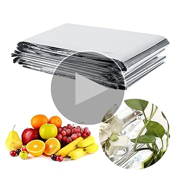 Amazon.com : Silver Reflective Mylar Film Garden Greenhouse