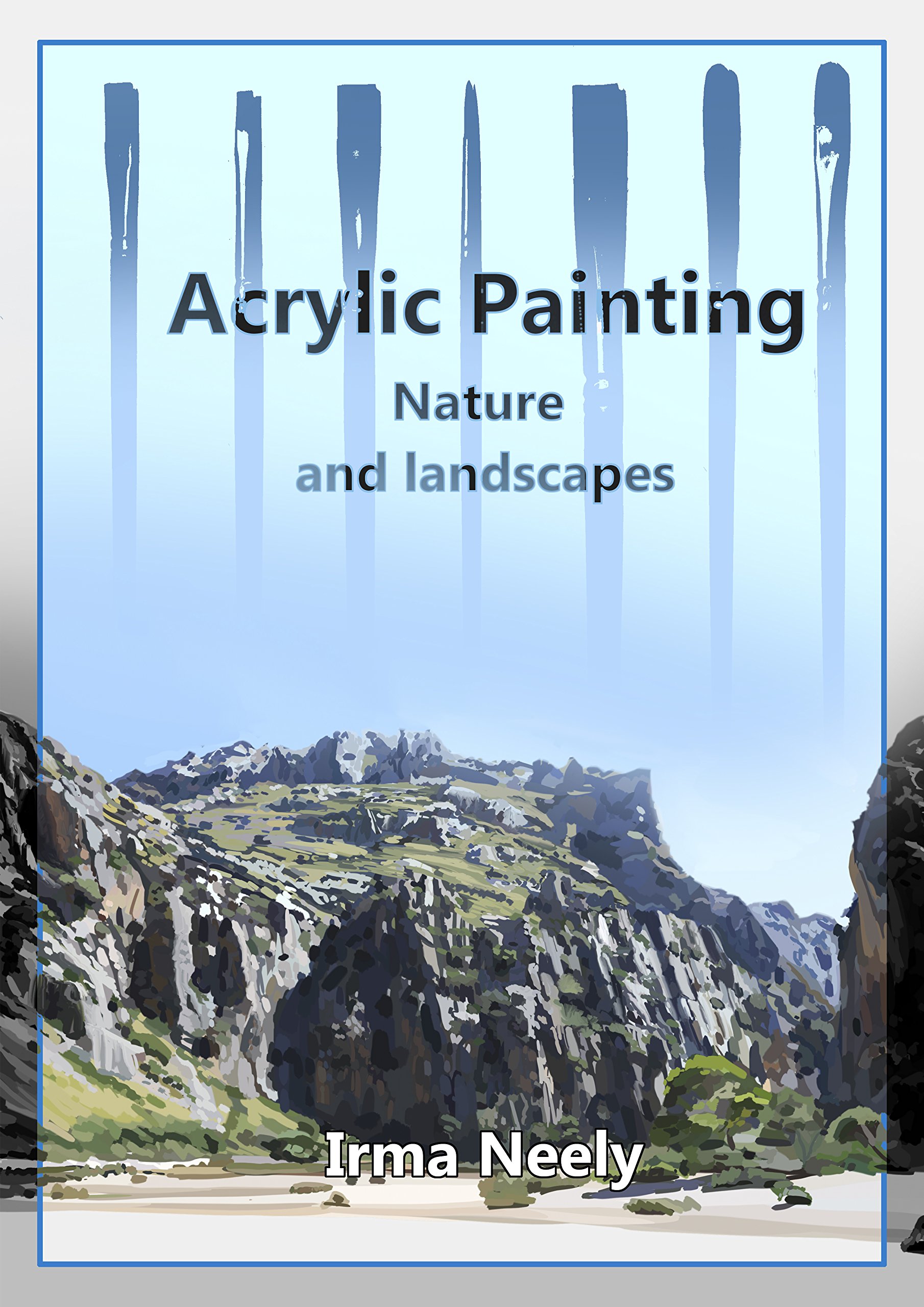 Livre peinture acrylique paysages pour s'évader et créer chez soi