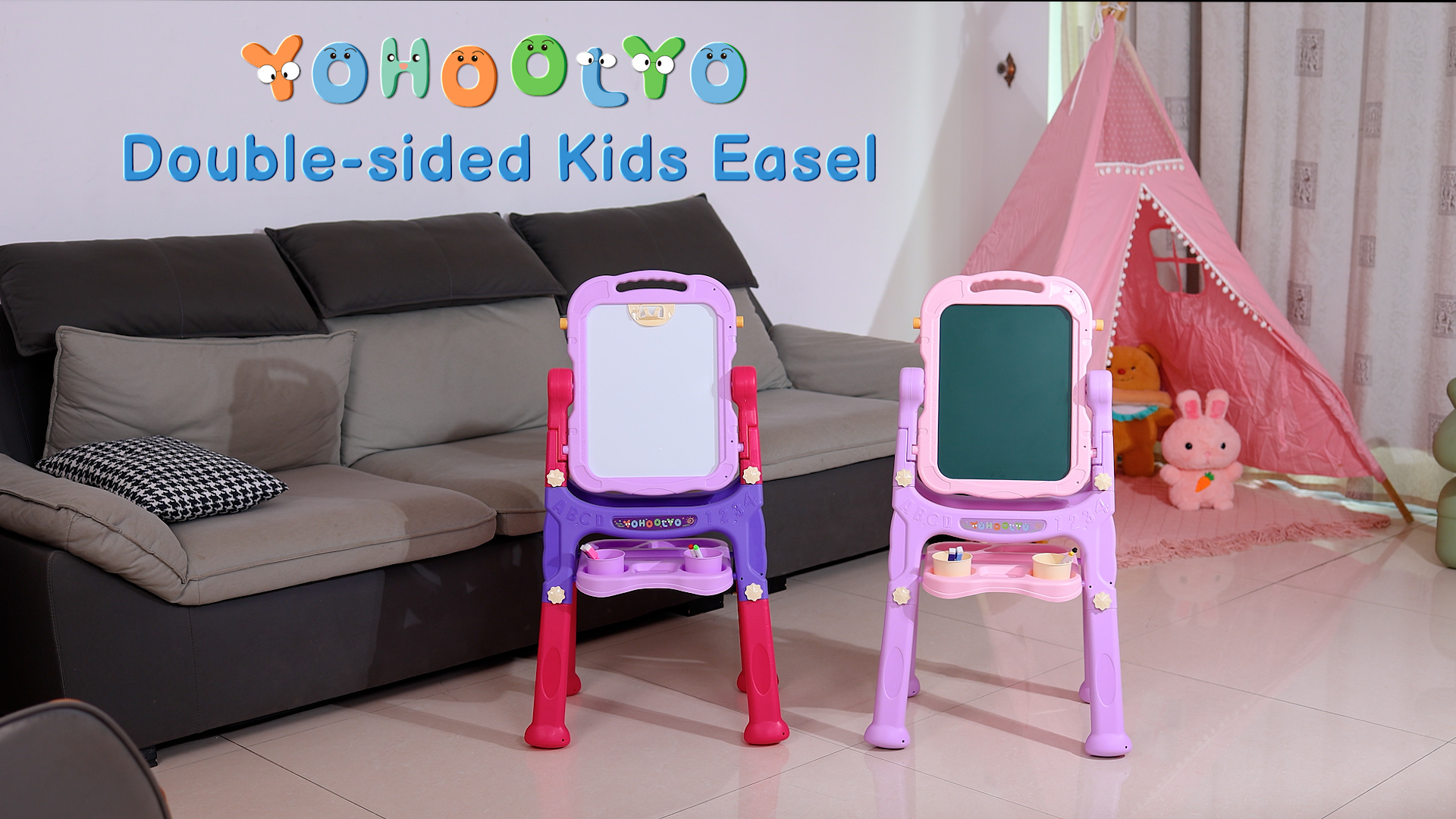 Amazon.com: YOHOOLYO Kids Easel Standing Art Easel for Kids