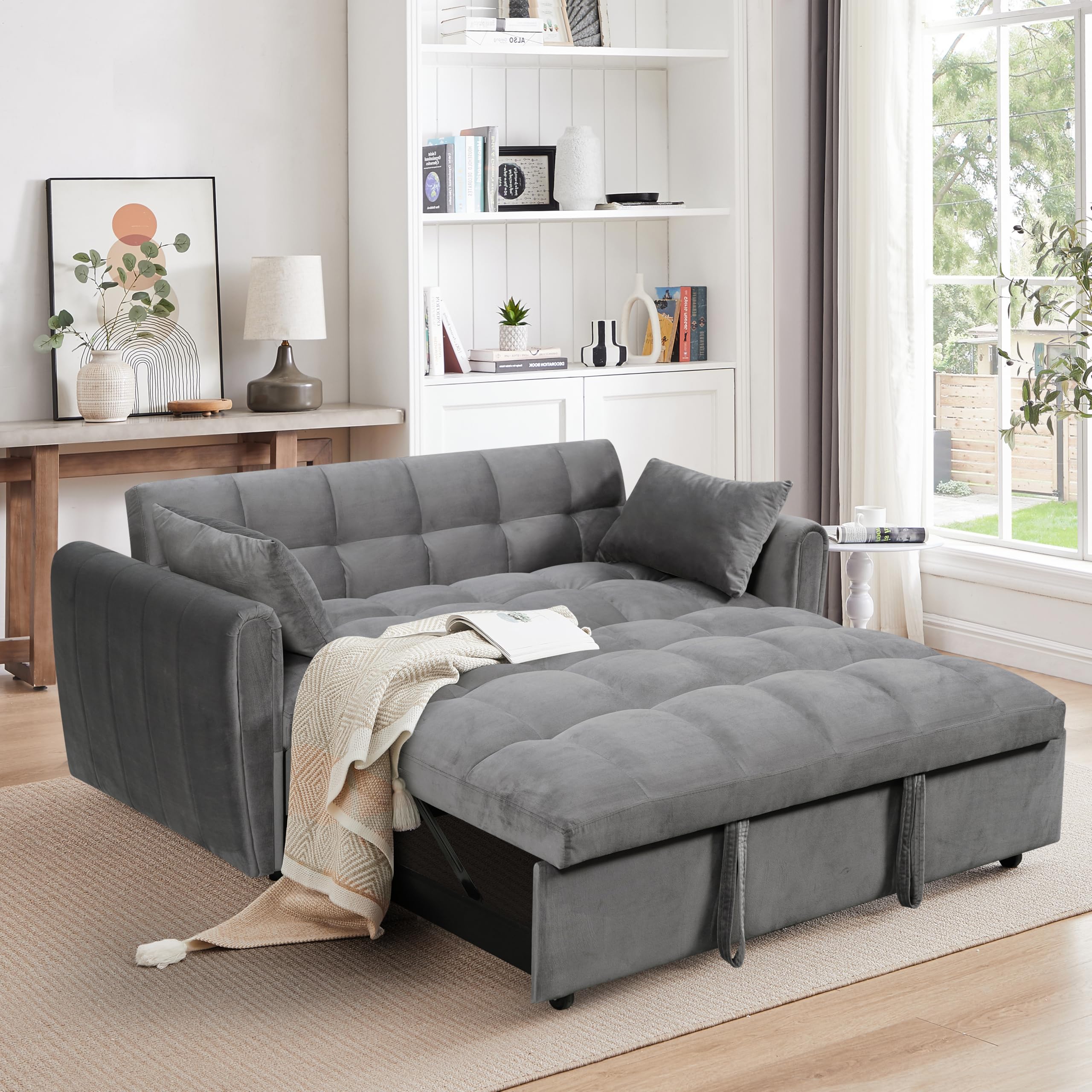 Photo 1 of Ball & Cast 65" 3-in-1 Sleeper Sofa Bed