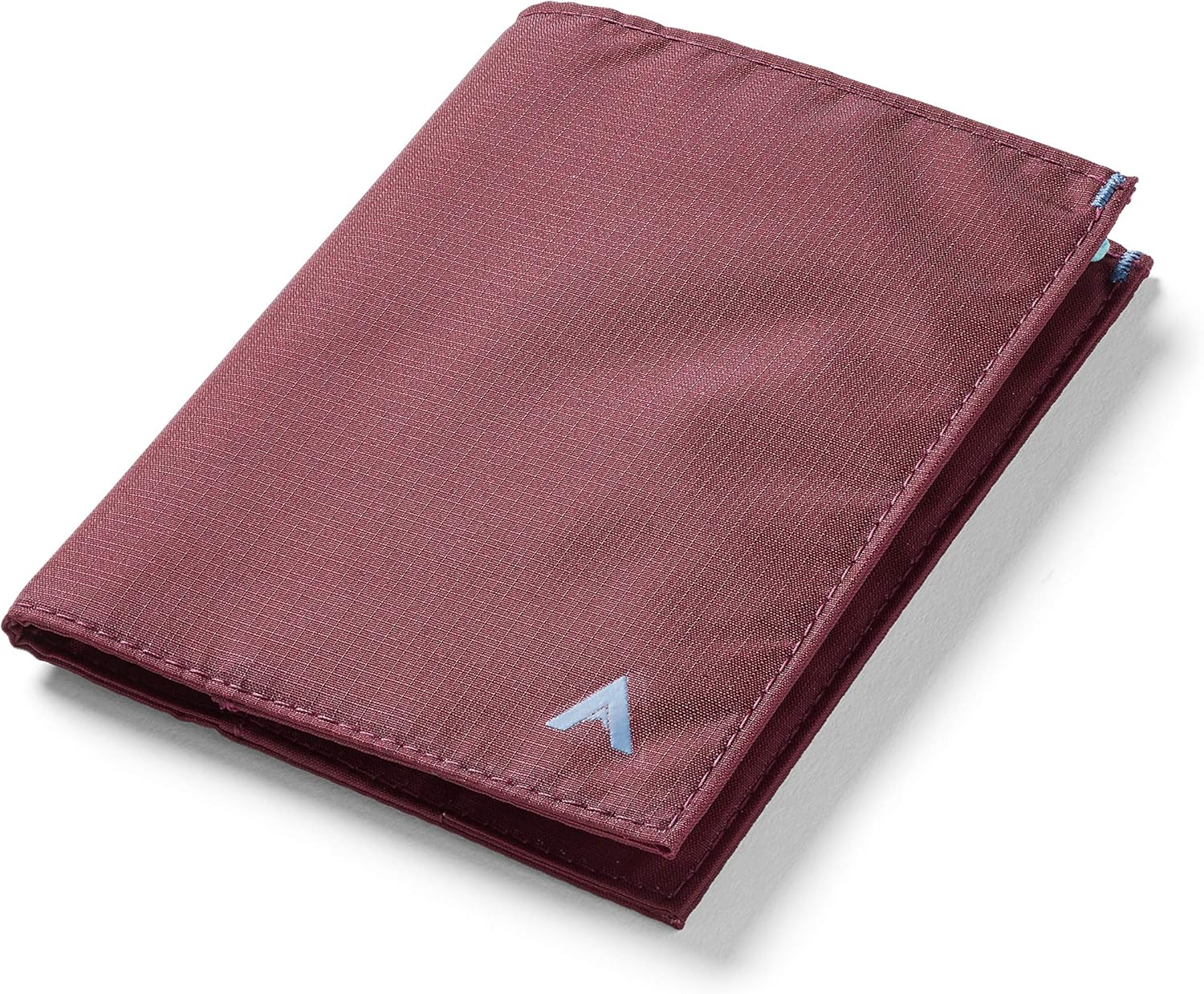 Allett Original Wallet, Mulberry | Nylon, RFID Blocking, Thin Bifold, Minimalistic, Front Pocket | Holds 4-24+ Cards, Bills, Receipts | Wallets for Men & Women