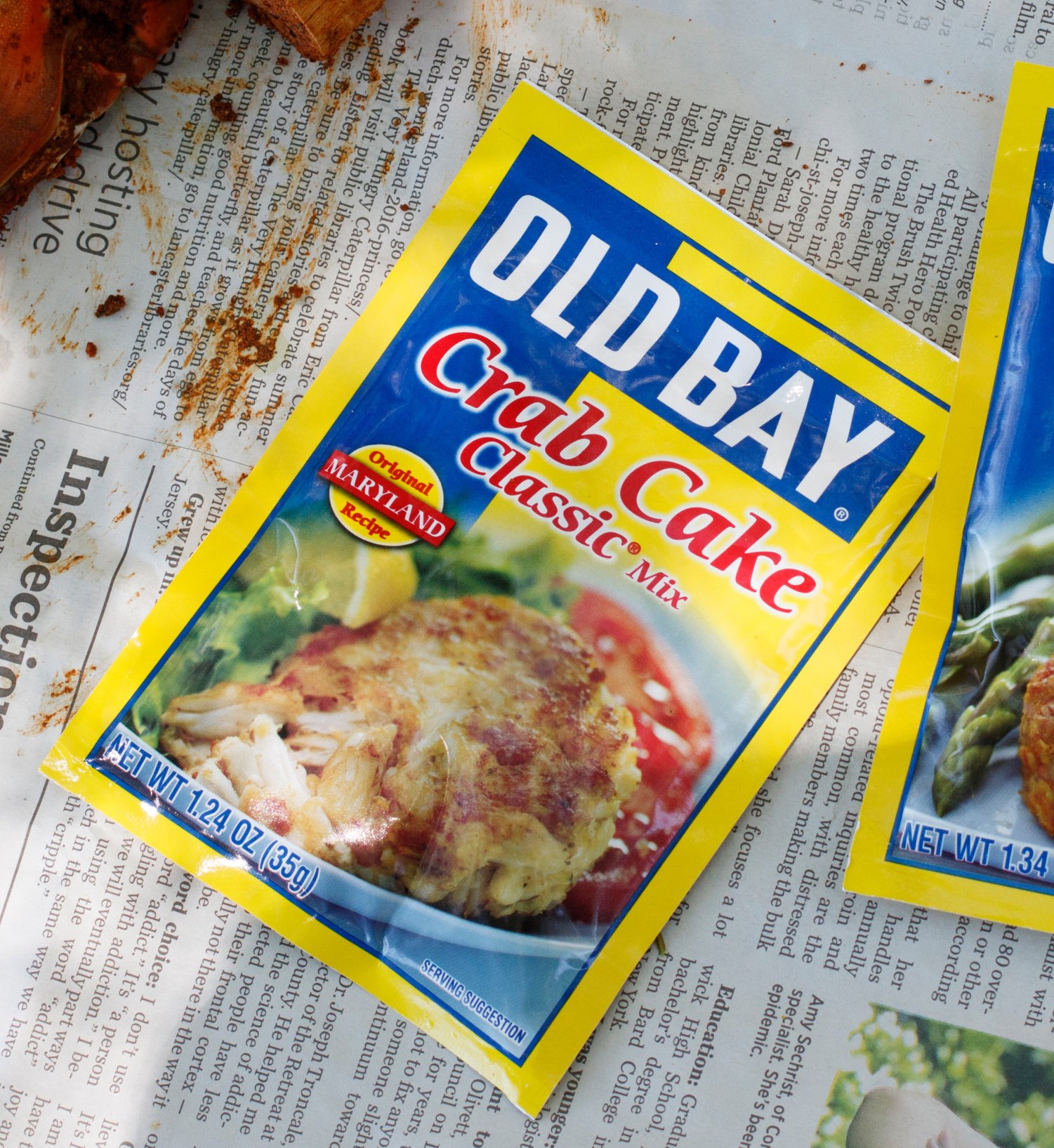 Old Bay Crab Cake Classic Crab Cake Mix, 1.24Ounce Packets (Pack of 12
