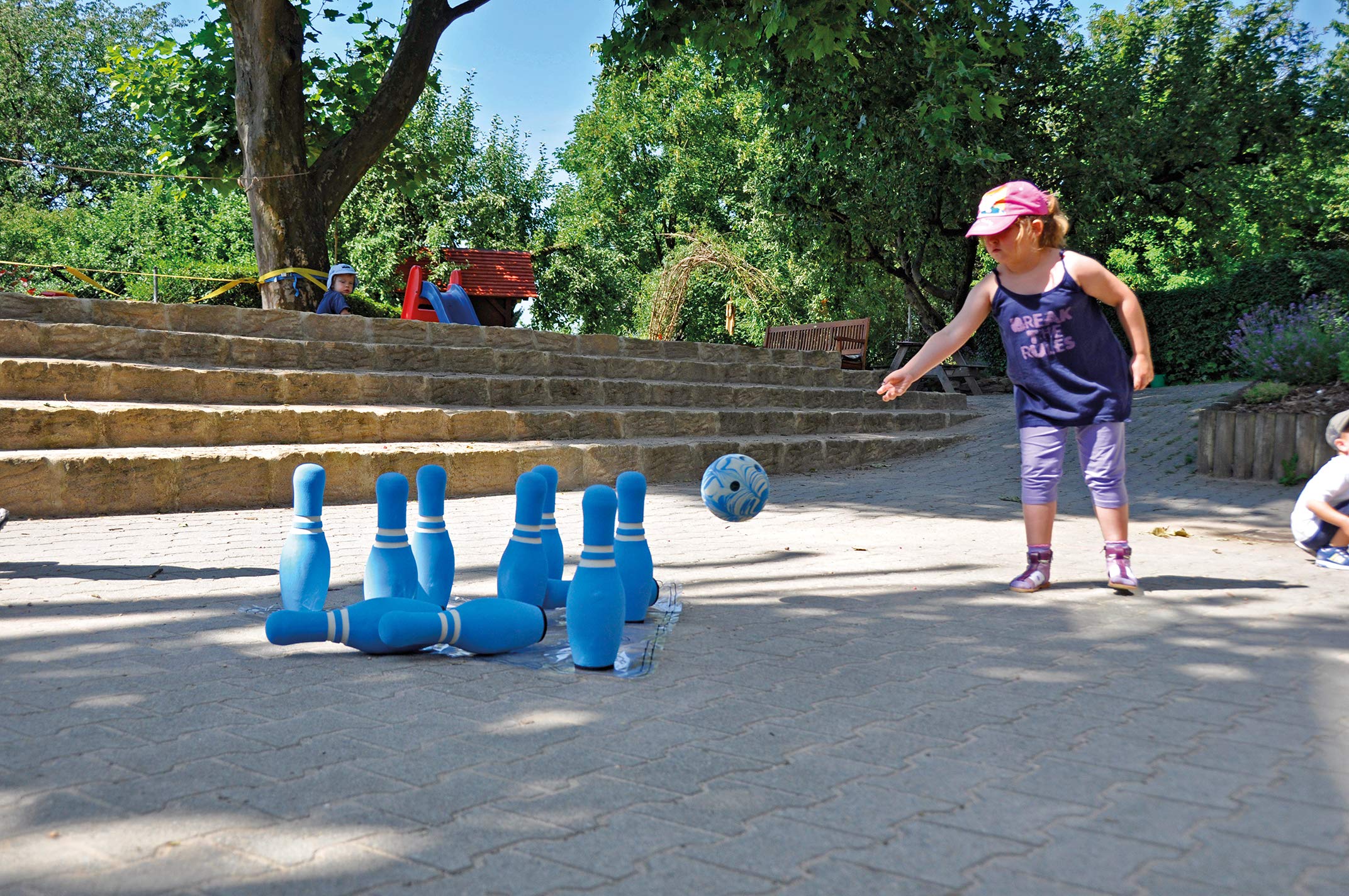 Eduplay 170186 Geschicklichkeit Soft Bowling, Mehrfarbig