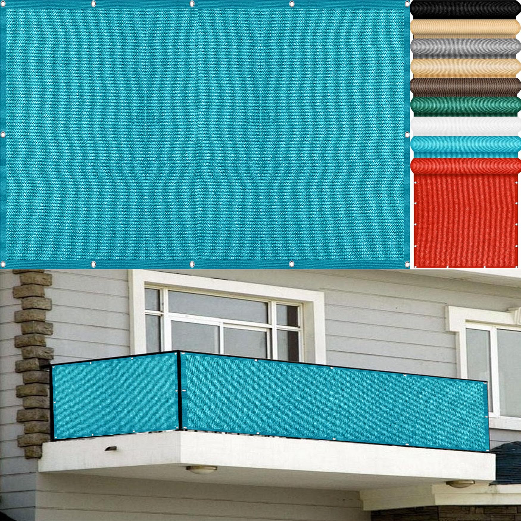 Brise vue 150 x 310 cm protection vent et vis-à-vis pour clôture jardin