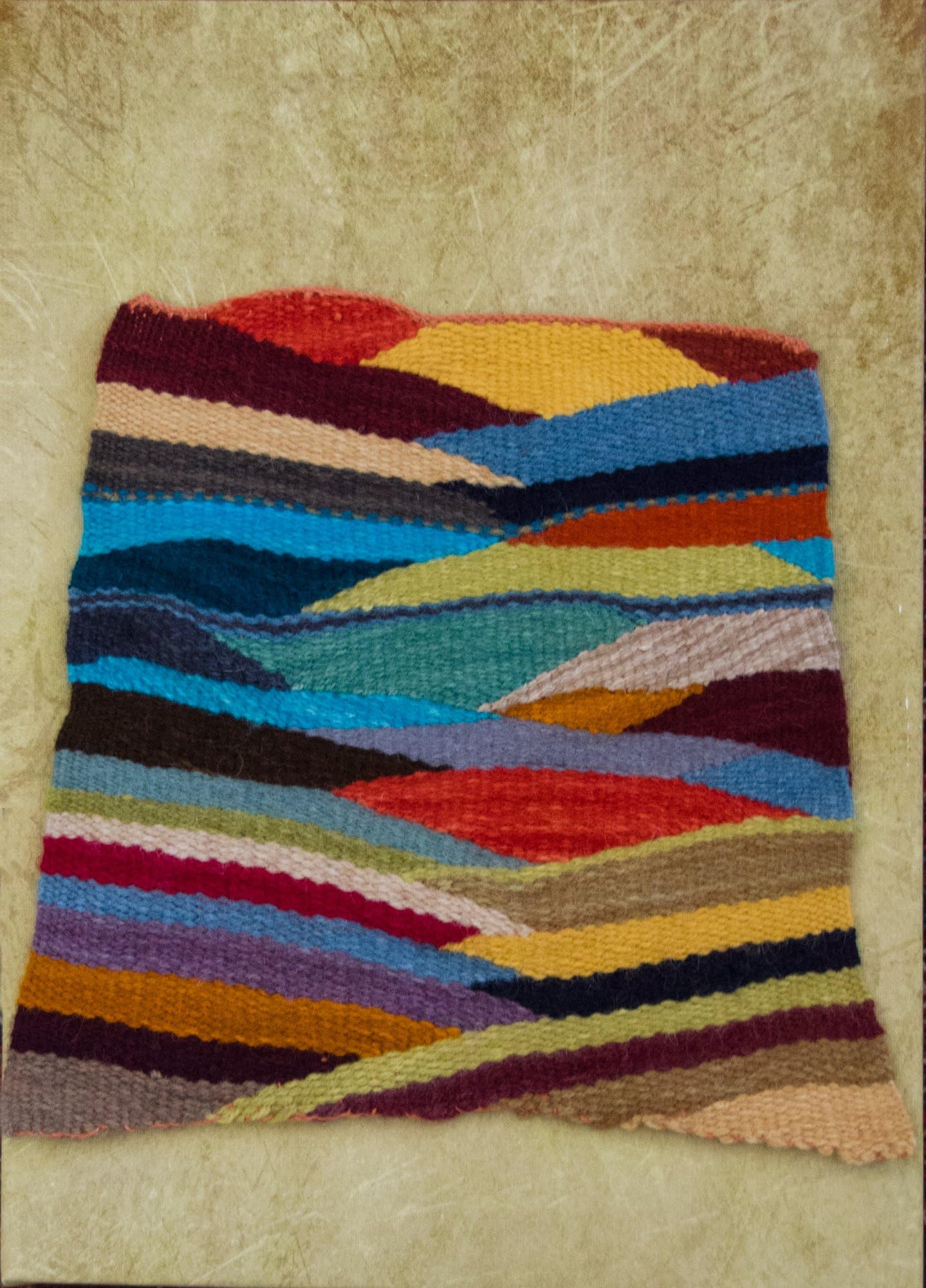 Navajo Wedge Weave Tapestry Wall Hanging