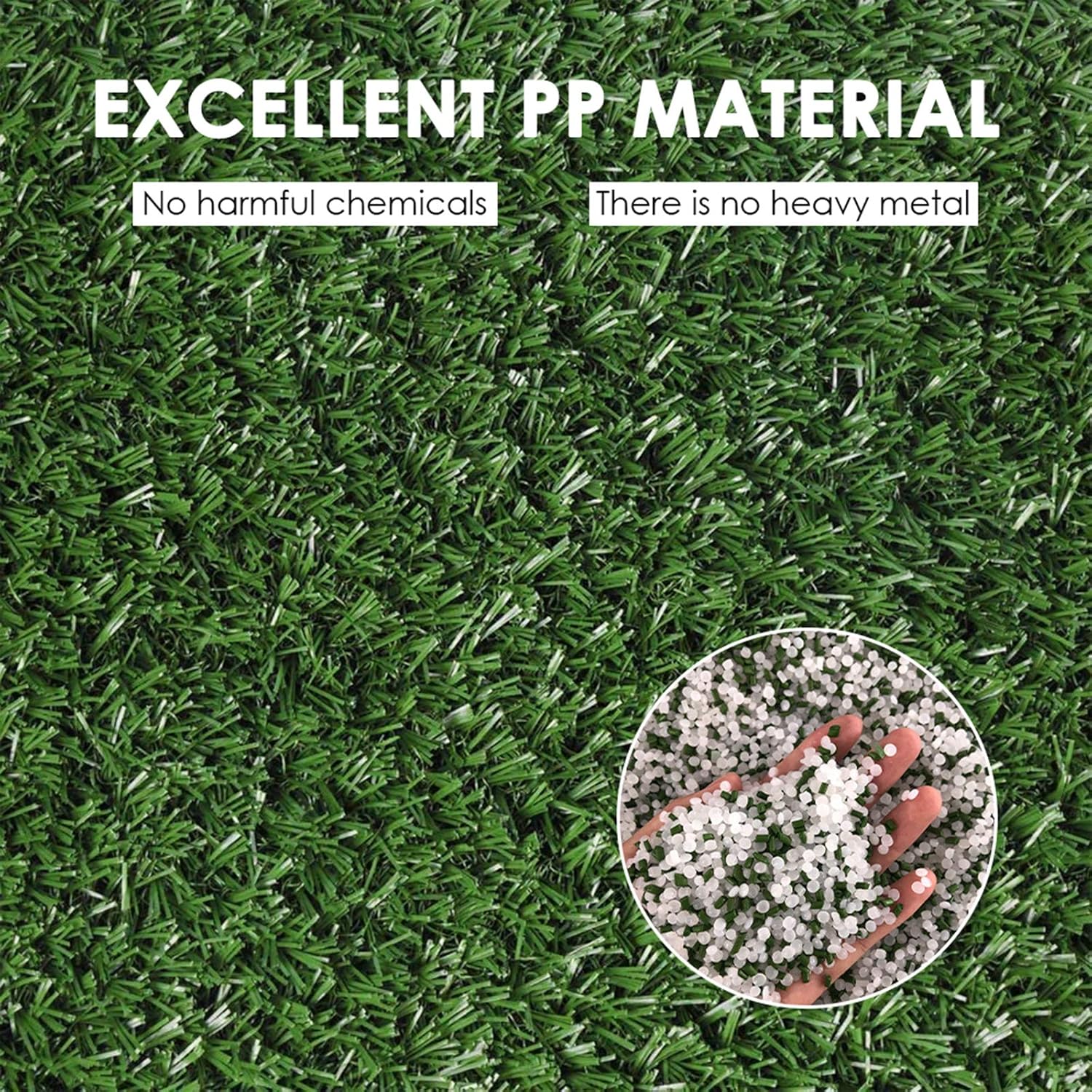 Dog Grass Pee Pad with Tray for Large Dog, Dog Potty Training Mat Puppy Potty Artificial Grass Patch for Indoor Outdoor Use (20 x 25 Inch) : Pet Supplies