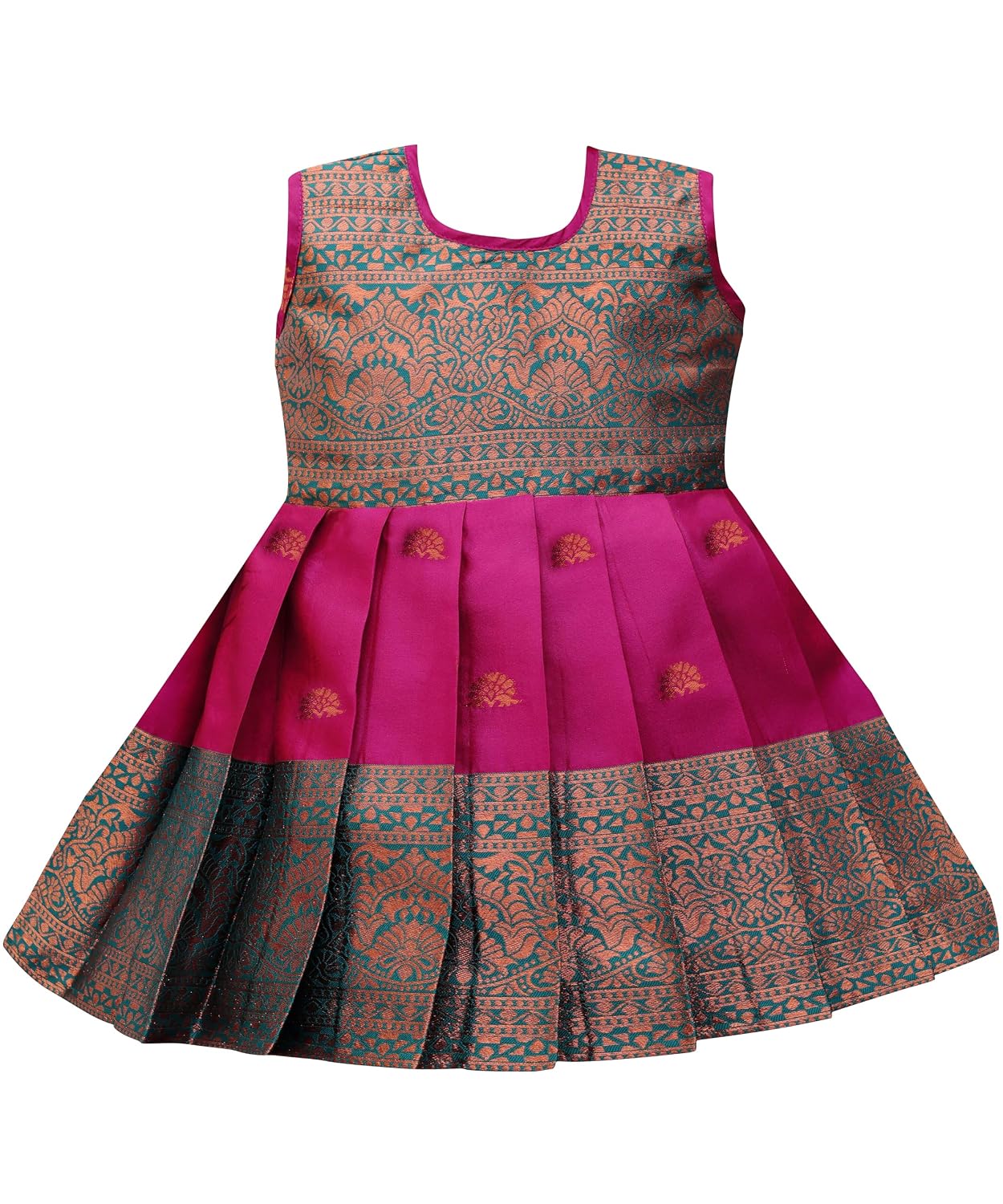 PW PLATYPUS WORLD Baby Girl's Readymade South Indian Pattu Pavadai Lehenga Choli For Baby Girls & Kids - Review, Price and Buying Guide