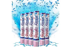Blue Confetti Gender Reveal Powder Cannon for Boy Gender Reveal Party