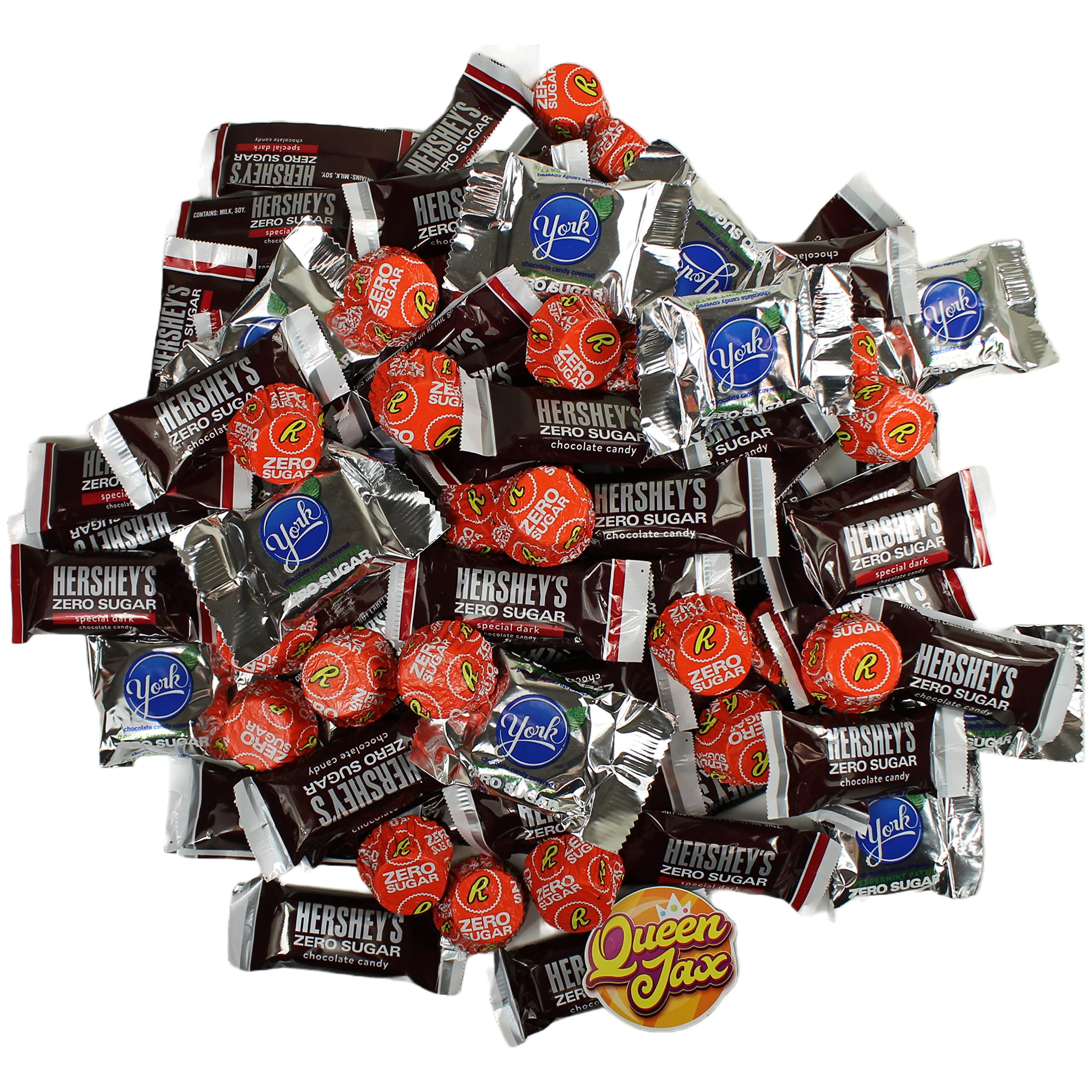 Buy Hershey Zero Sugar Chocolate Assorted Bulk Candy 4 Pound Bag