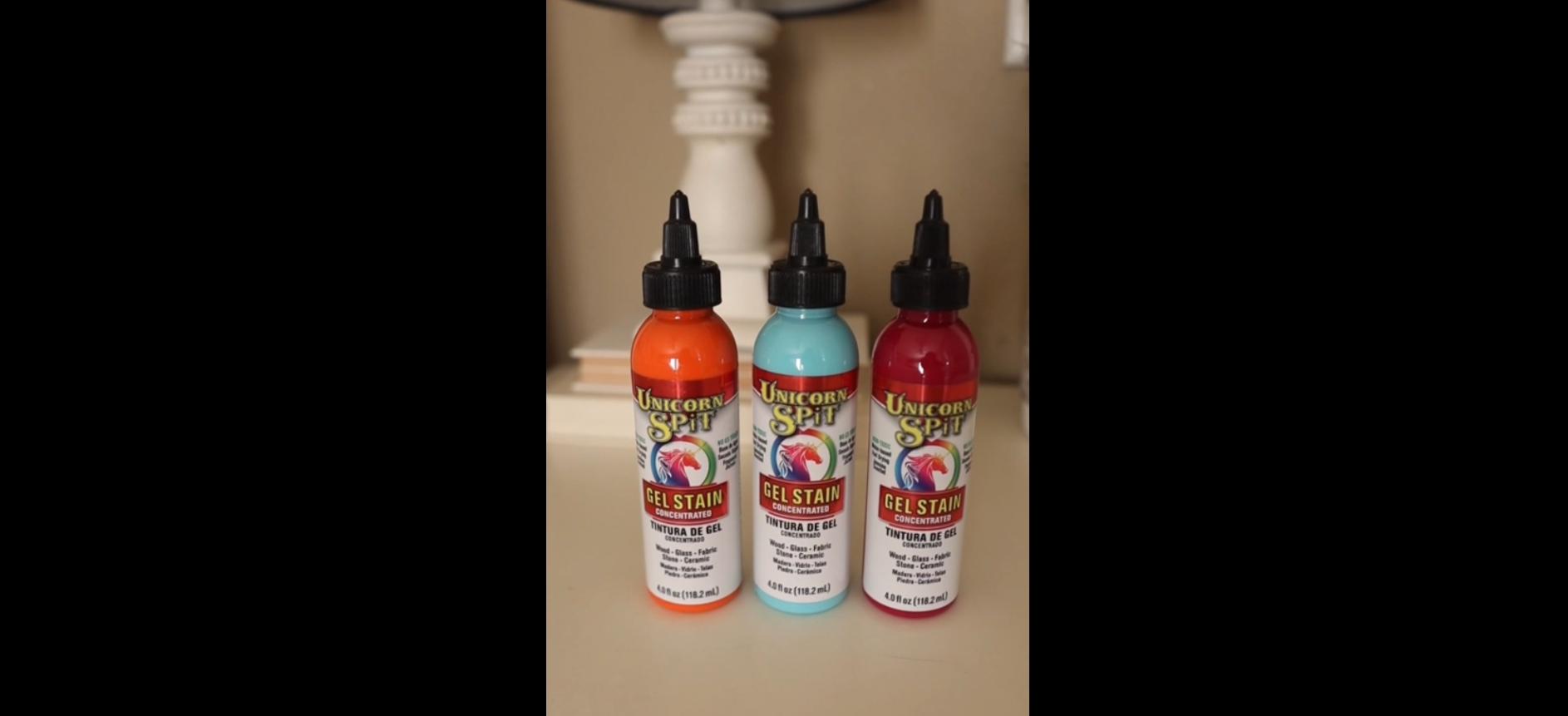 Unicorn Spit 5771008 Gel Macchia E Smalto – Blue Thunder, 8.0 FL Oz, Per Legno, Vetro, Metallo, Tessuto, Profumato Al Gelsomino