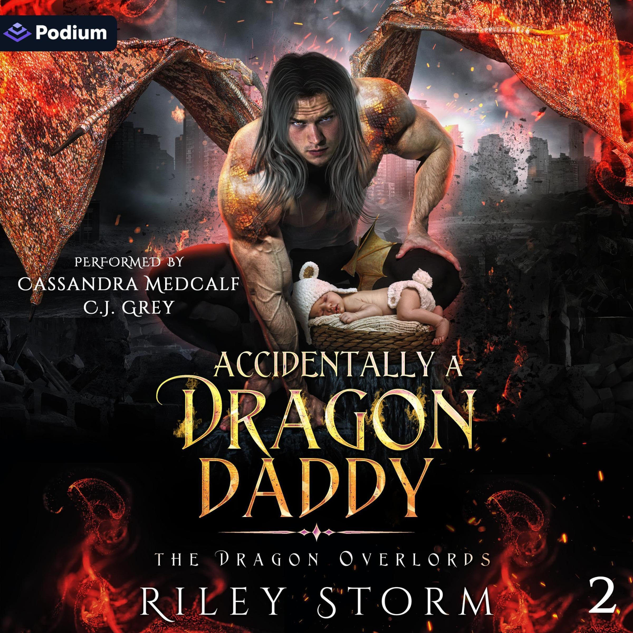Cover art for Accidentally a Dragon Daddy
