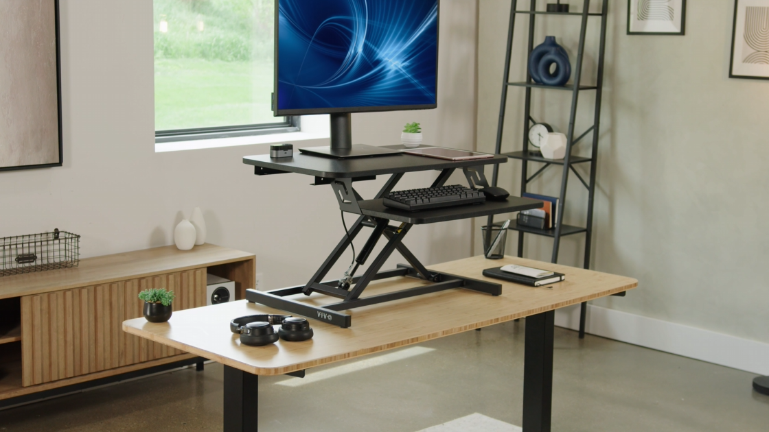 Amazon.com: VIVO Black 28 in Standing Desk Converter, DESK-V028S
