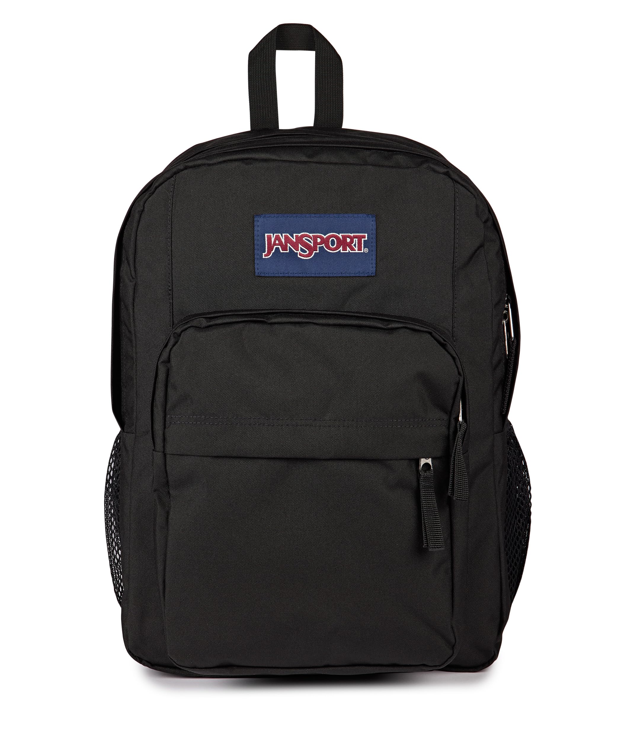 JANSPORT Big Day Pack Large Backpack, 15 Inch Laptop Compartment, 43.5 x 19 x 32.5 cm, Black, Black