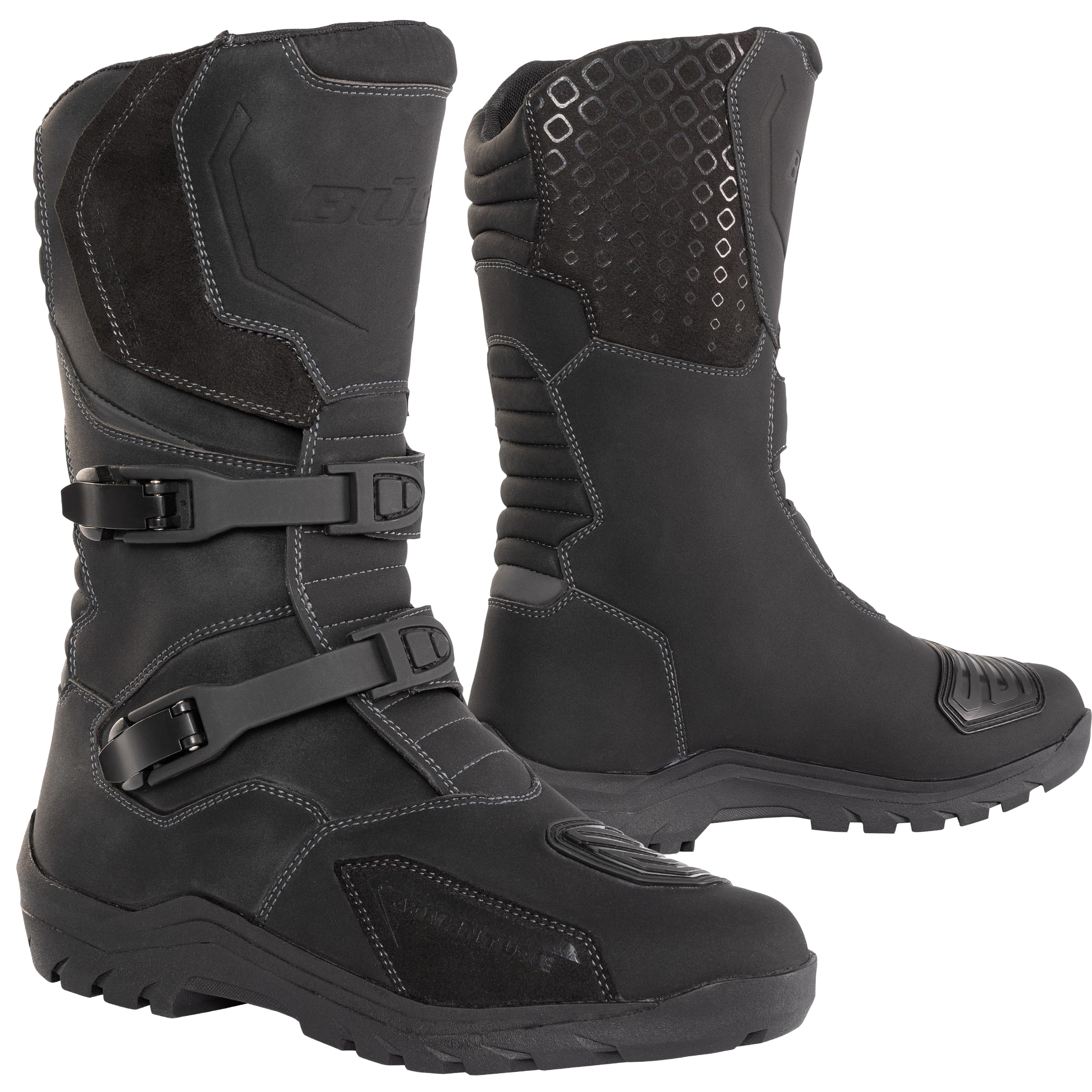 Büse Adventure stivali da moto impermeabili, nero, 45