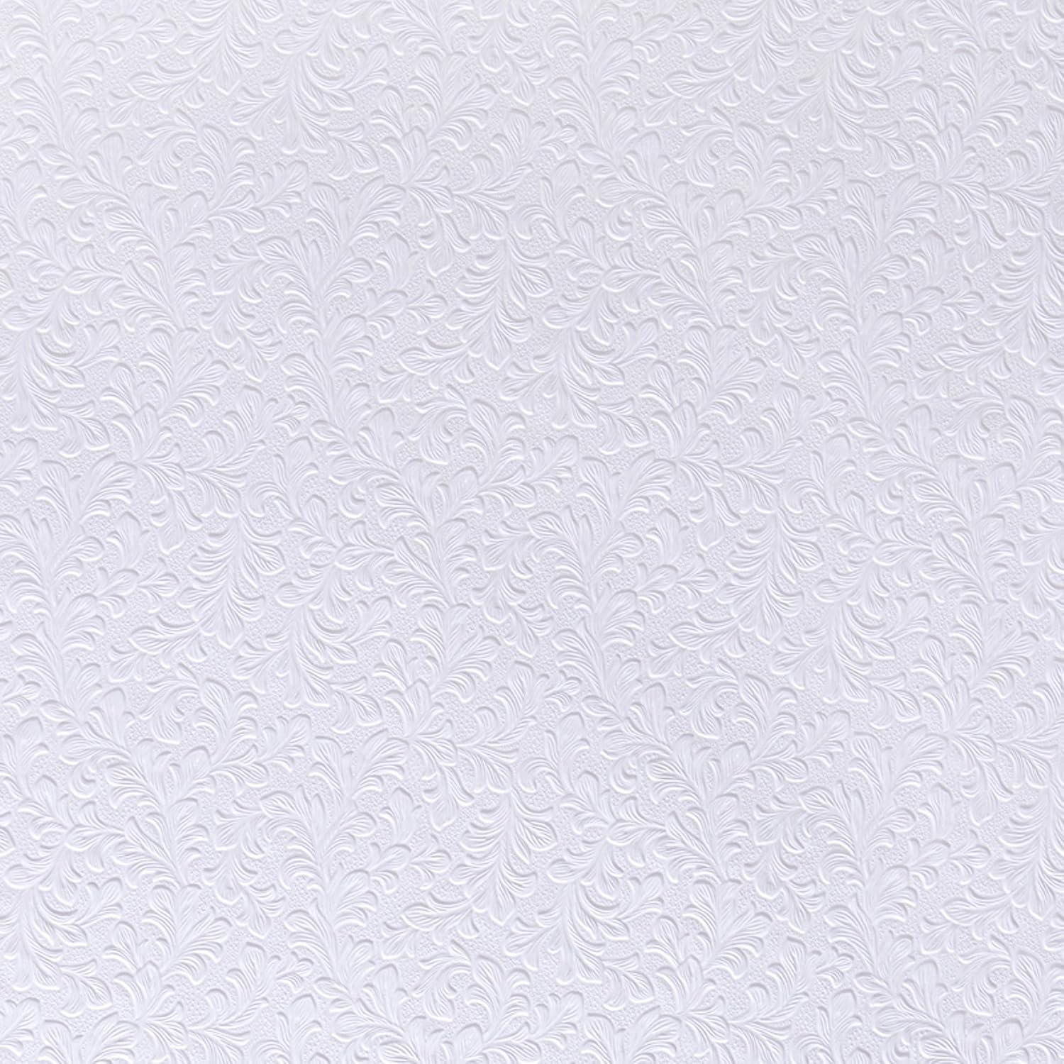 Brewster Home Fashions RD314 Anaglypta Paintable Dense Acanthus Trail Wallpaper, 21-Inch by 396-Inch, White