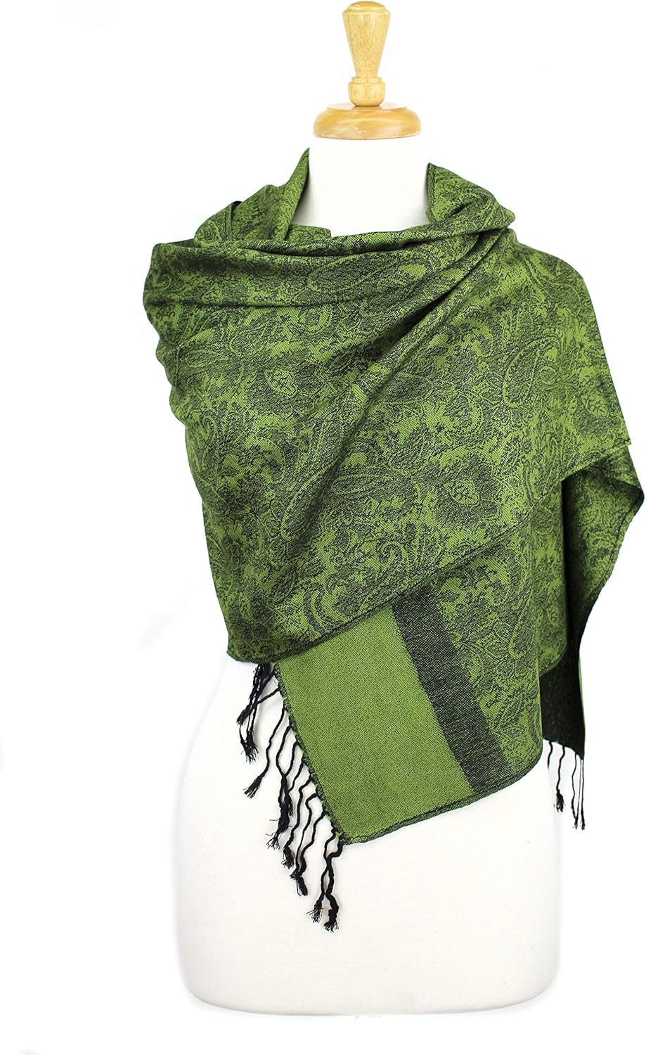 PASKMLNA Paisley Jacquard Pashmina Shawl Wrap Scarf Stole - Image 3