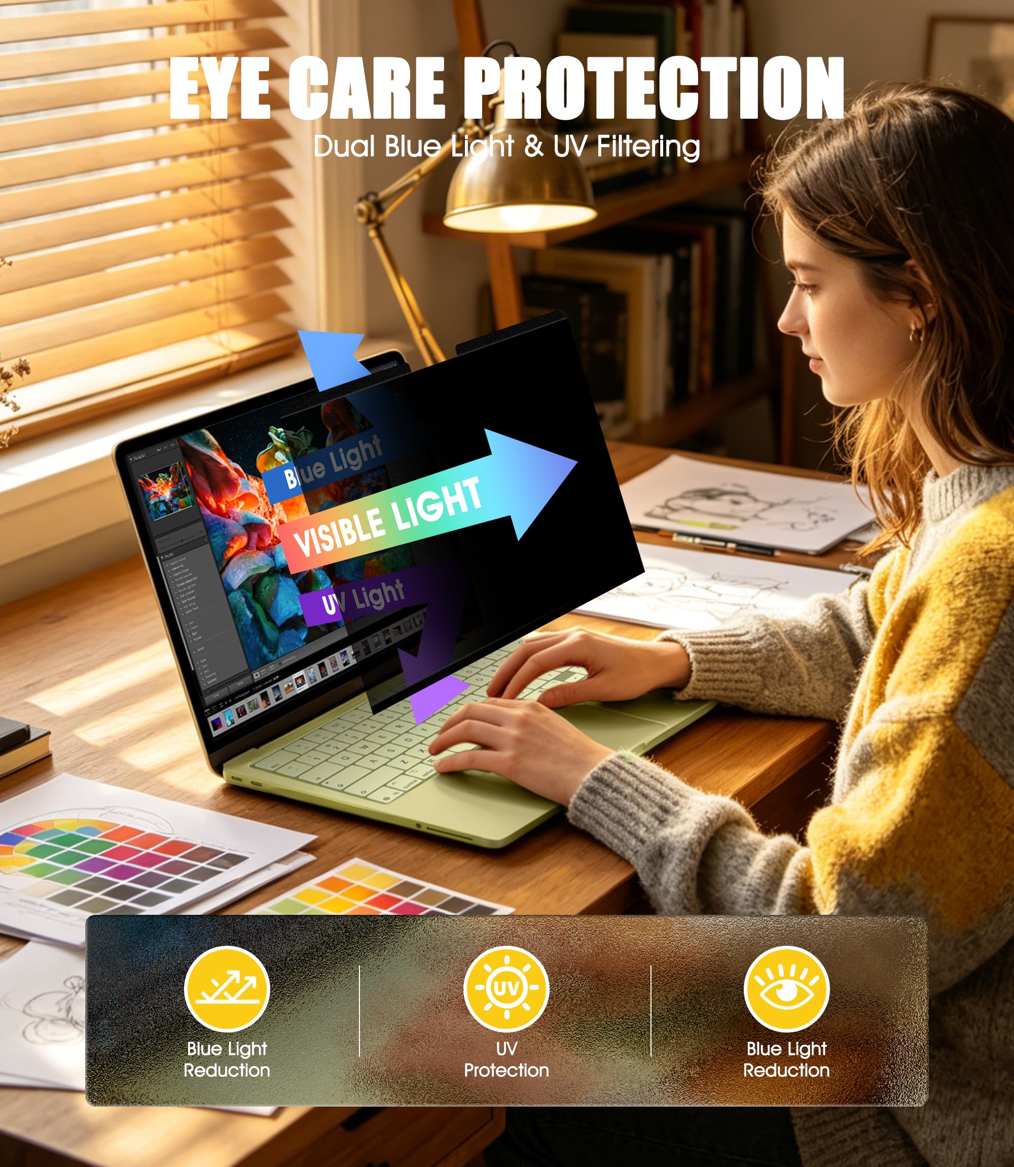 NEWZEROL Anti-Espion Protection d'écran Compatible MacBook Neo Antireflet Anti-rayures Amovible Réutilisable Magnétique 2026
