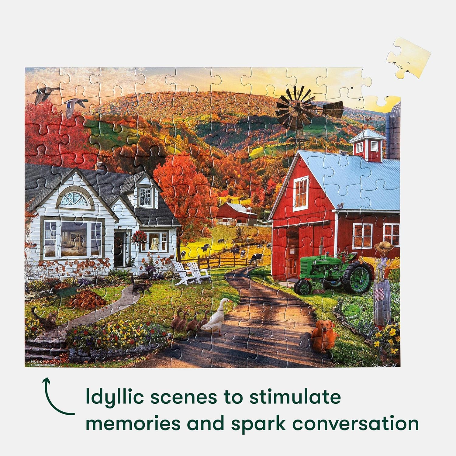 Relish New 100 Piece Farm Life Dementia Jigsaw Puzzle Dementia