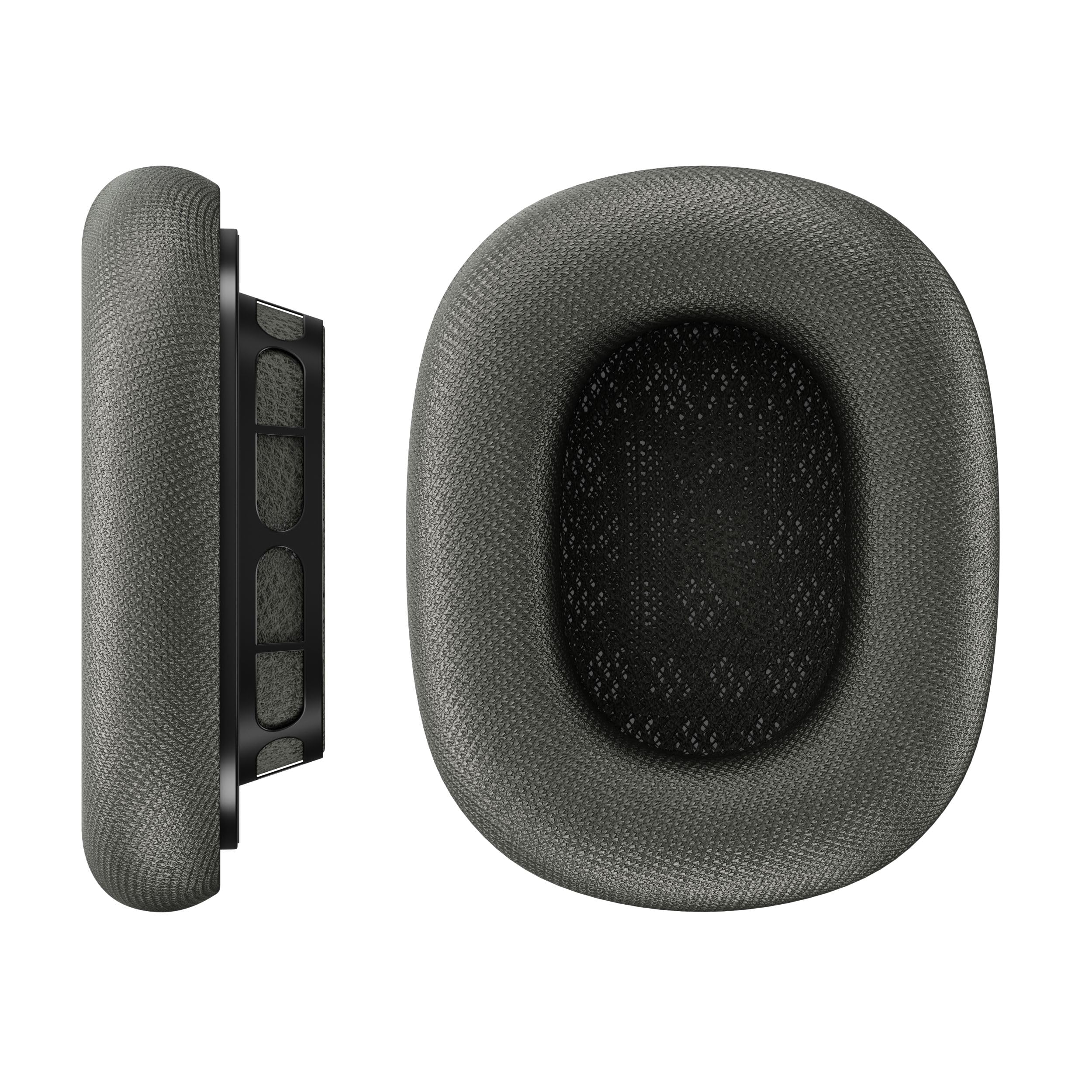 VONMÄHLEN Air Cushions - Ersatz Ohrpolster für AirPods Max, magnetische Befestigung, atmungsaktiv und schweißresistent - Black