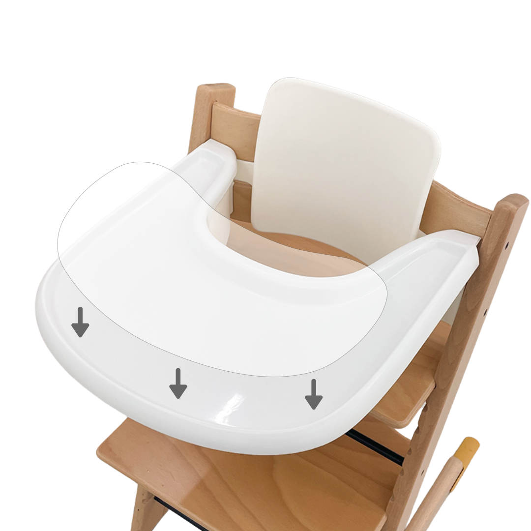 吸力溶劑貼紙相容於Stokke Tripp Trapp 托盤安全Adehisve 餐墊改善吸力碗和玩具嬰兒高腳椅餐墊(3 件,托盤形狀) : 嬰兒