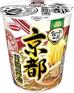 エースコックタテ型飲み干す一杯京都背脂醤油ラーメン68g×12個