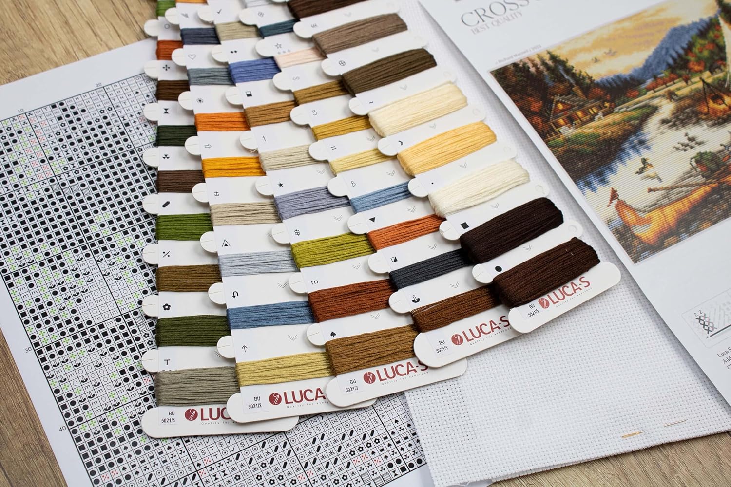 Cross Stitch Kit Luca-S - Gold Creek, BU5021
