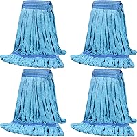 Vista 1 de Lallisa 4 piezas de repuesto para cabezal de trapeador comercial, de microfibra, industriales, repuestos para limpieza de suelos para uso industrial