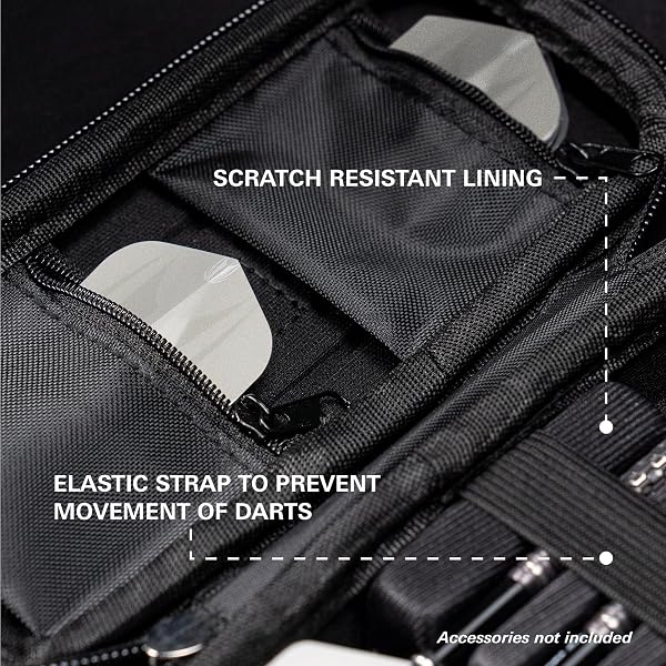 Target Darts Takoma Regular Darts Case - Sujeta x 1 Juego Dardos Cartera - 5