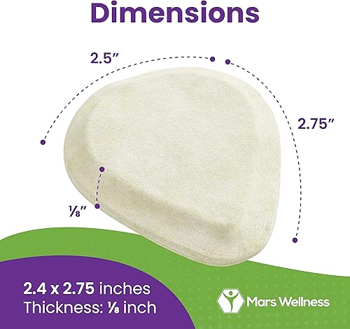 Miniatura 2 de Almohadilla de pie de fieltro metatarsiano corte cortado, Blanco