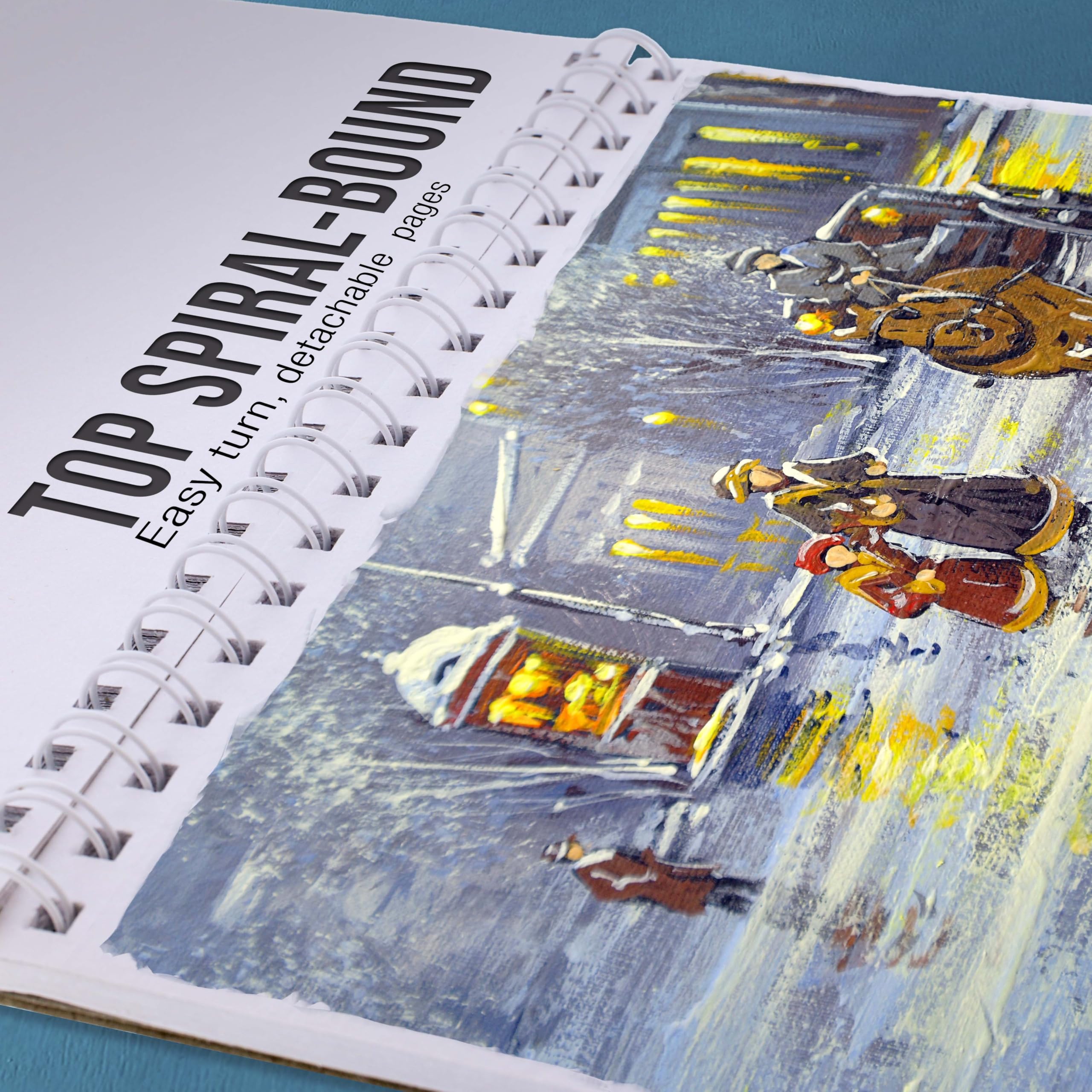 Premium Acrylic Painting Paper Pad - 24 Sheets -4
