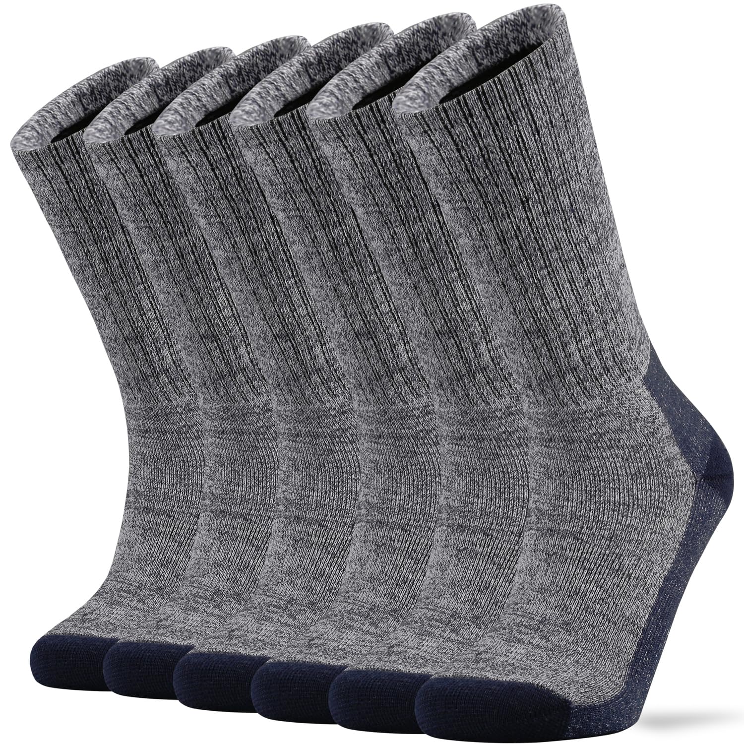 Cotton Cushion Crew Athletic Socks for Men Work Boot Sports Exercise